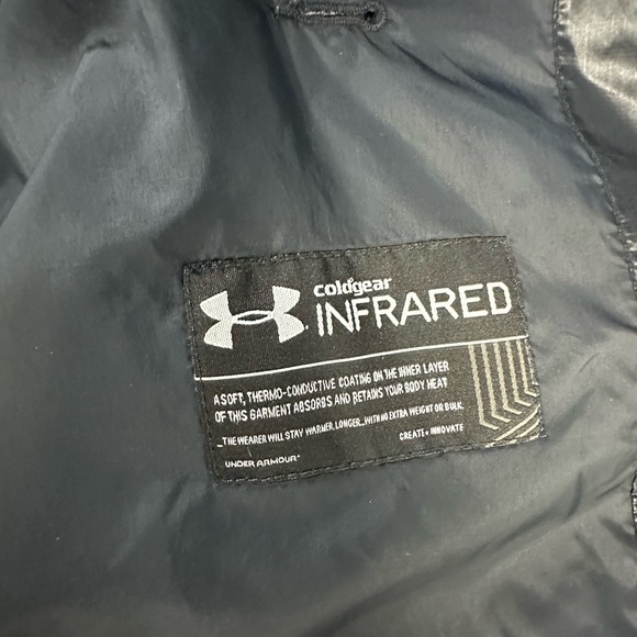 A263 Under Armour Infared Cold Gear Down Puffer Parka Storm 1 Coat XS Womens - Picture 6 of 8